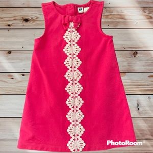 Janie and Jack Roman Holiday CROCHET PONTE DRESS sz 4